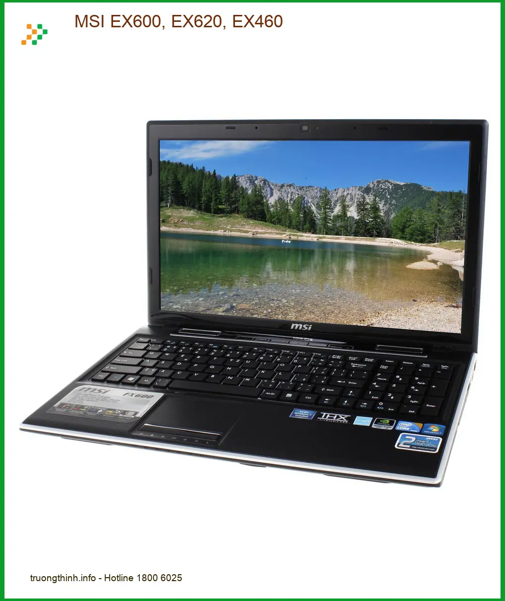 Màn hình Laptop MSI EX600, EX620, EX460 - Thay Lấy Liền | Giá Rẻ TPHCM
