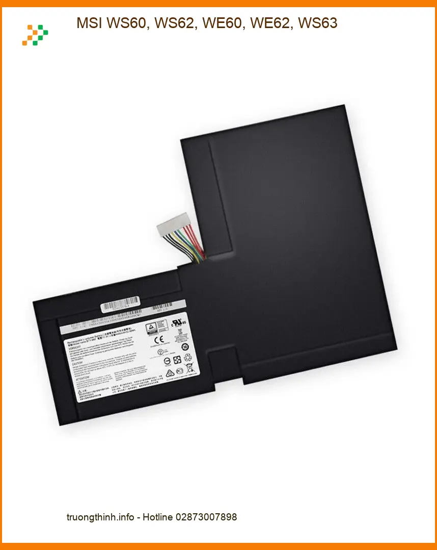 Pin Laptop MSI WS60 WS62 WE60 WE62 WS63 - Thay Lấy Liền, Tận Nơi TPHCM