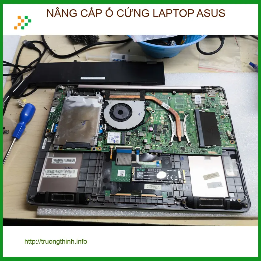 Anh Đức lập trình viên ở Gò Vấp nâng cấp ổ cứng laptop ASUS - Tốc độ kinh ngạc! ảnh thực tế 1