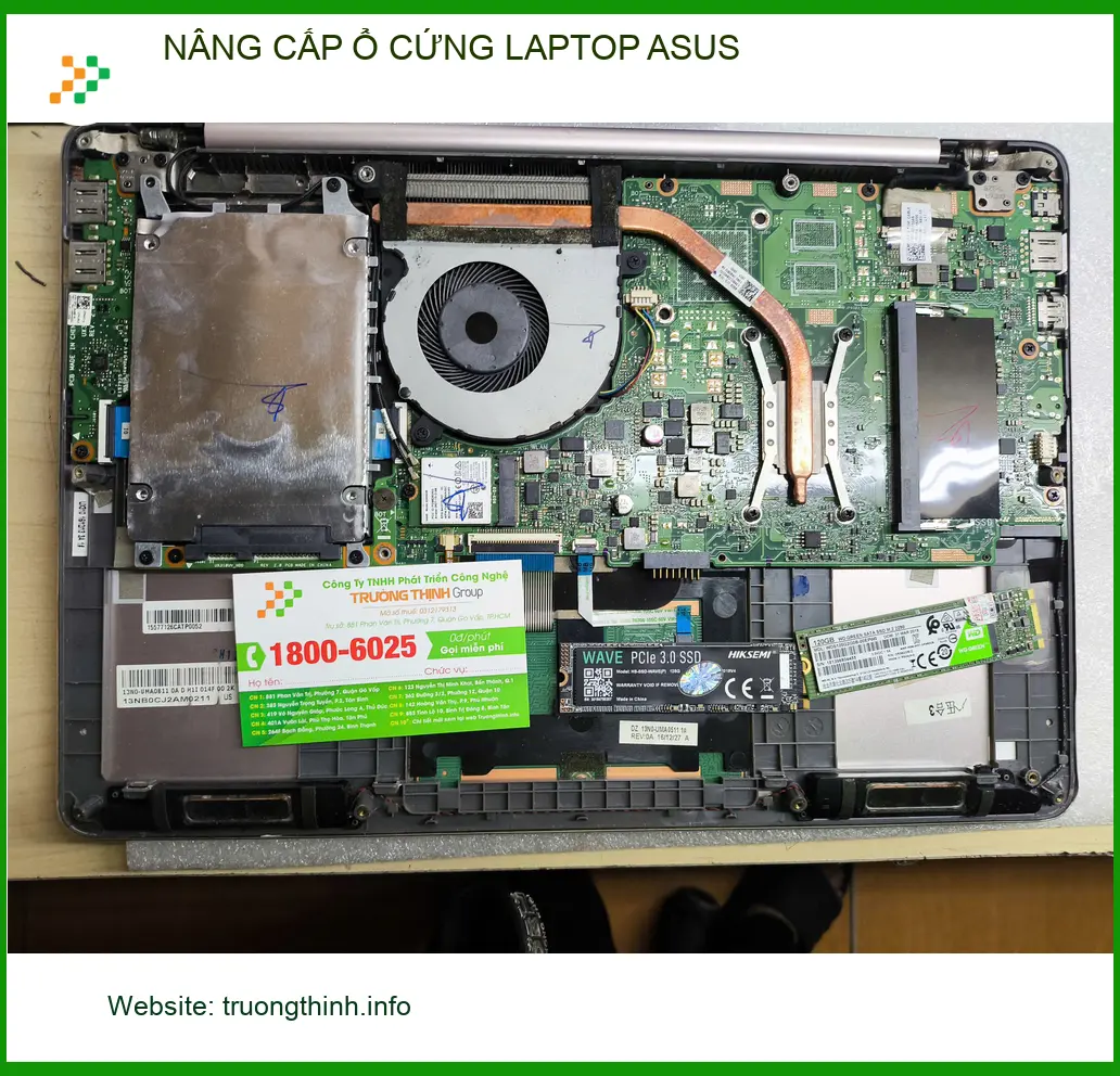 Anh Đức lập trình viên ở Gò Vấp nâng cấp ổ cứng laptop ASUS - Tốc độ kinh ngạc! ảnh thực tế 2