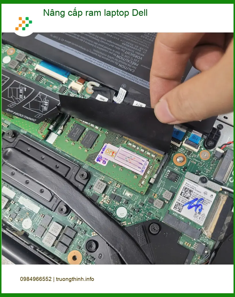 Chú Phát tìm chỗ nâng cấp ram laptop Dell Quận Tân Bình cho máy bị giật lag