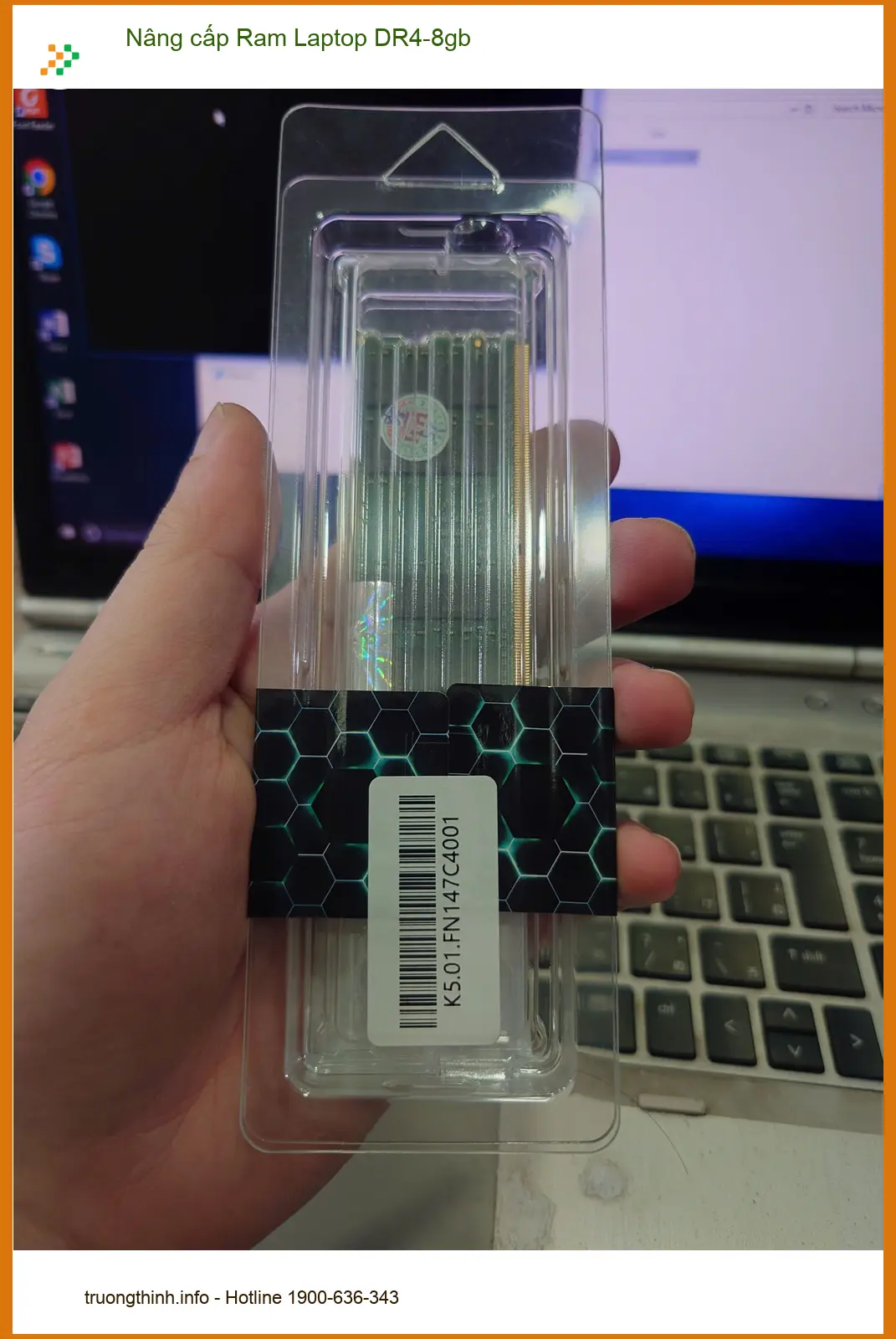 Anh Quang kỹ sư nâng cấp Ram Laptop DR4-8gb Quận 7 lấy ngay ảnh thực tế 1