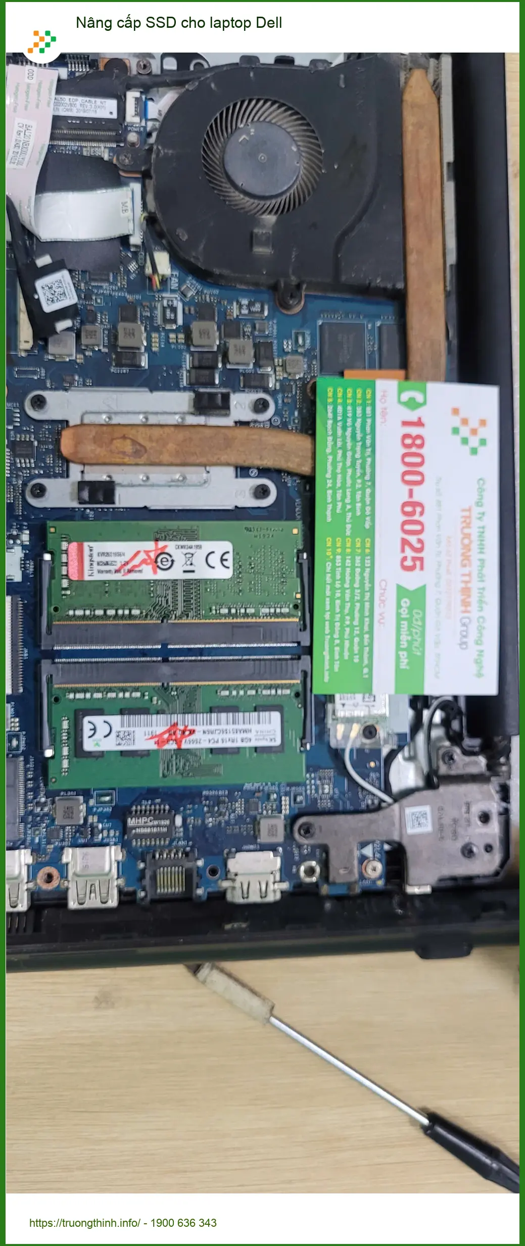 Anh Đức kiến trúc sư ở Quận Bình Tân và câu chuyện nâng cấp SSD laptop Dell ảnh thực tế 1