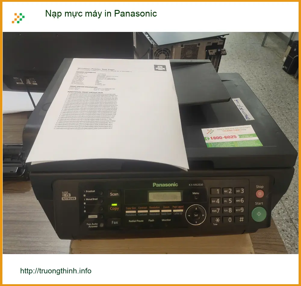 Anh Minh Kế toán Quận 7 hài lòng Dịch vụ Nạp mực máy in Panasonic uy tín ảnh thực tế 1