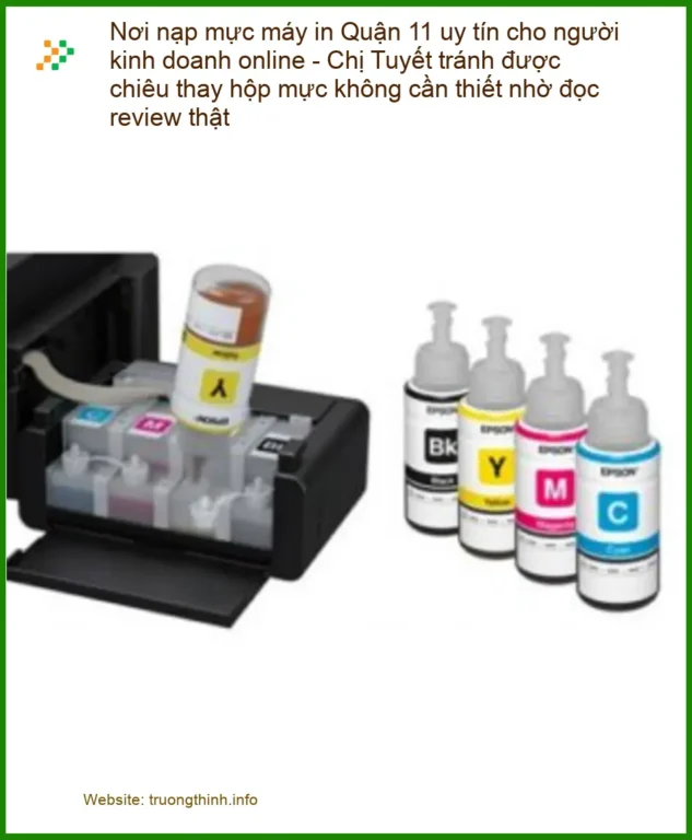 Sửa Chữa Nạp Mực Máy In Quận 11 Tận Nơi - Điện thoại công ty xử lý gấp
