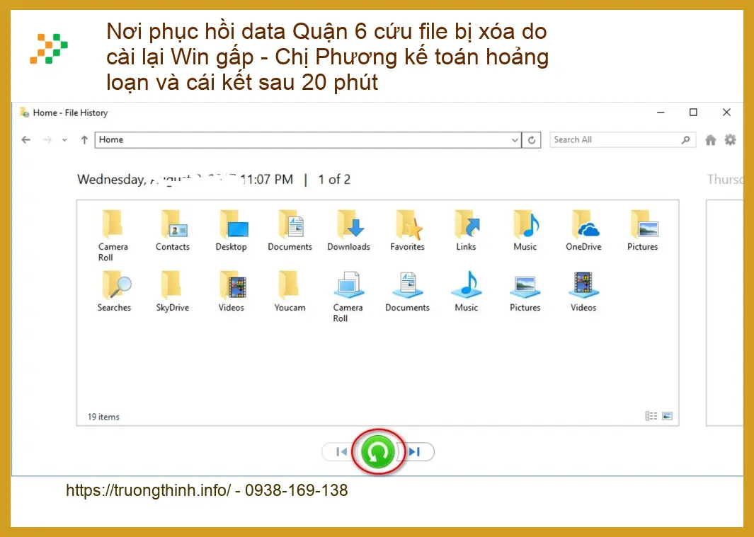 Khôi Phục Dữ Liệu Quận 6 cứu file bị xóa Win - Điện thoại kỹ thuật hỗ trợ gấp