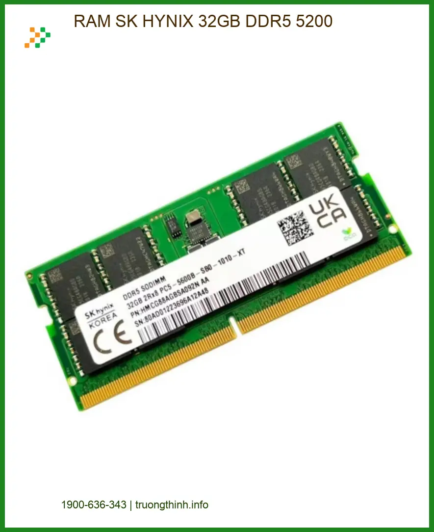 RAM Laptop SK Hynix 32GB DDR5 5200 - Lắp Nhanh | Giá Sinh Viên TPHCM
