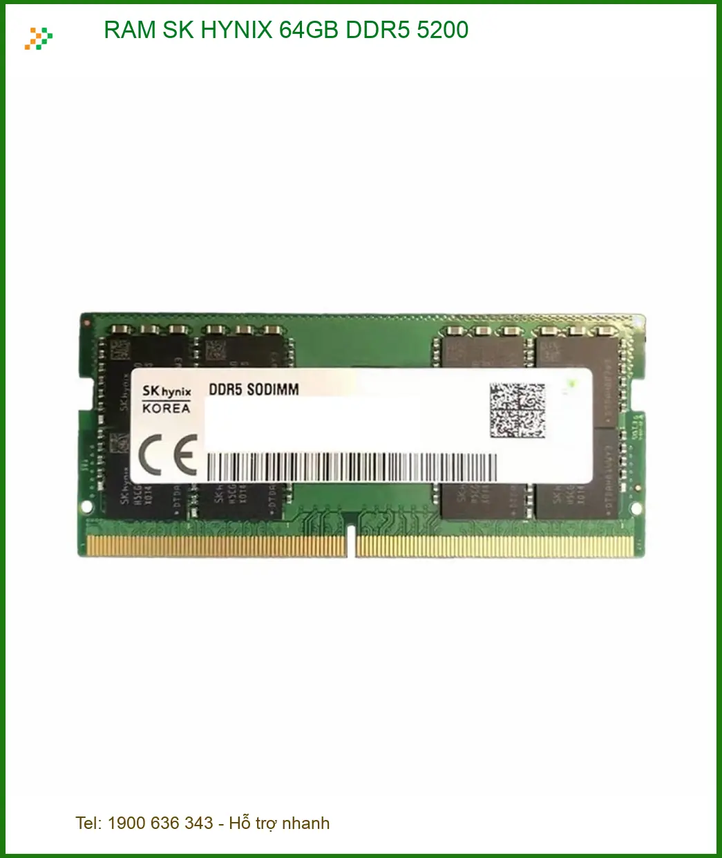 RAM Laptop SK Hynix 64GB DDR5 - Giá Rẻ Nhất | Lắp Đặt Gần Đây