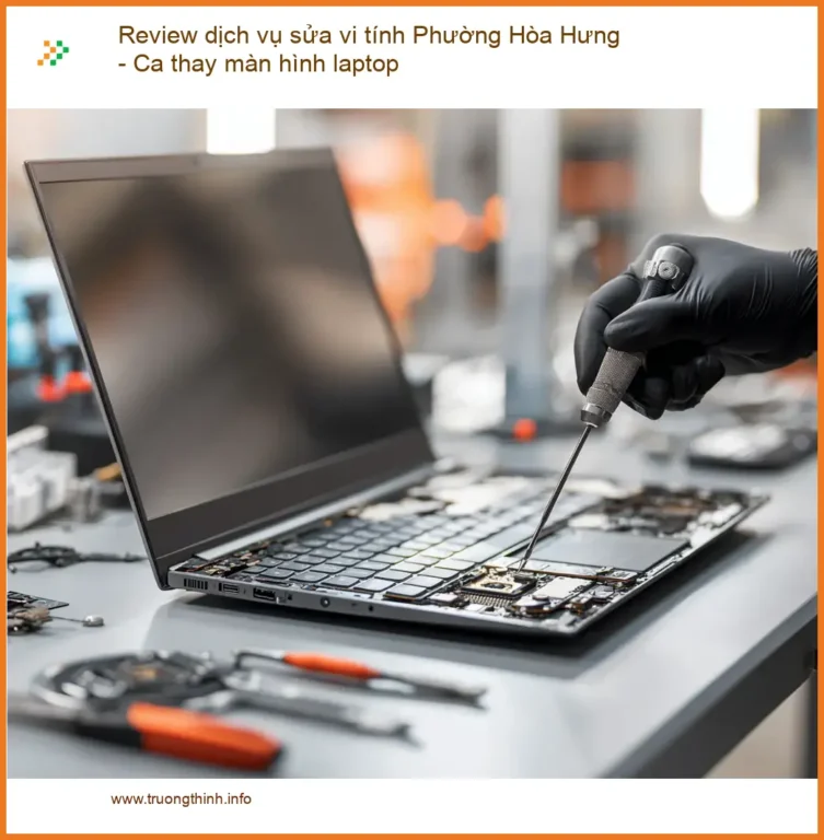 Thay màn hình laptop Phường Hòa Hưng - Địa điểm uy tín lấy liền