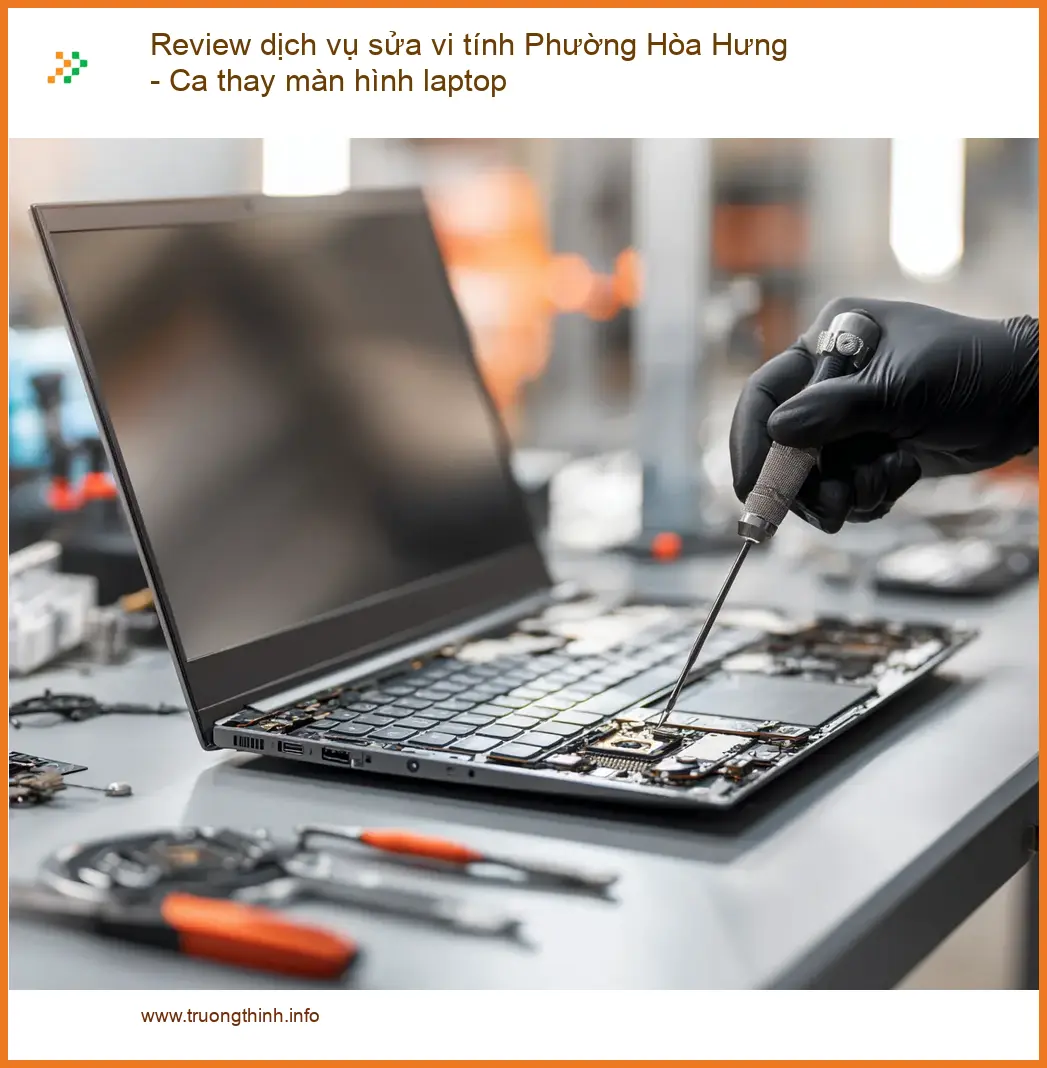 Thay màn hình laptop Phường Hòa Hưng - Địa điểm uy tín lấy liền