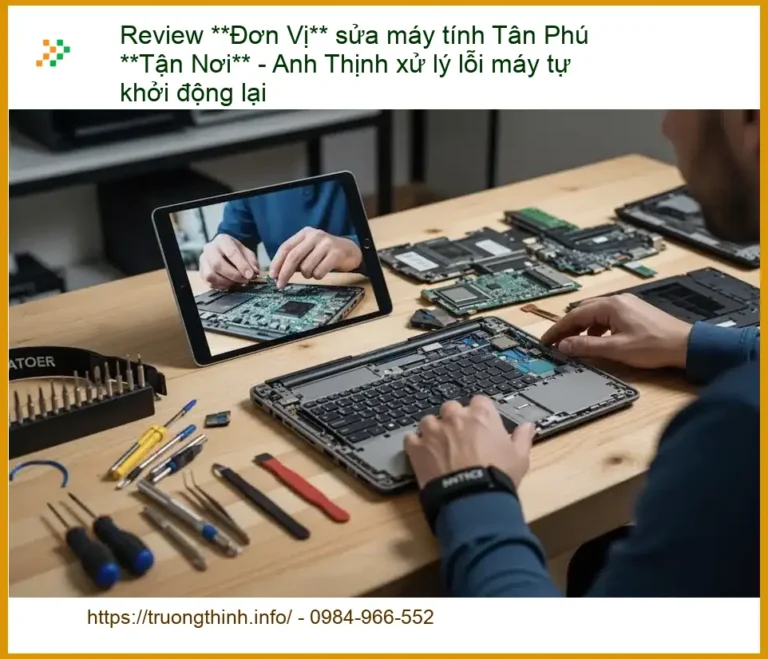 Sửa máy tính Review Tân Phú lỗi tự khởi động lại - Dịch vụ tận nơi uy tín