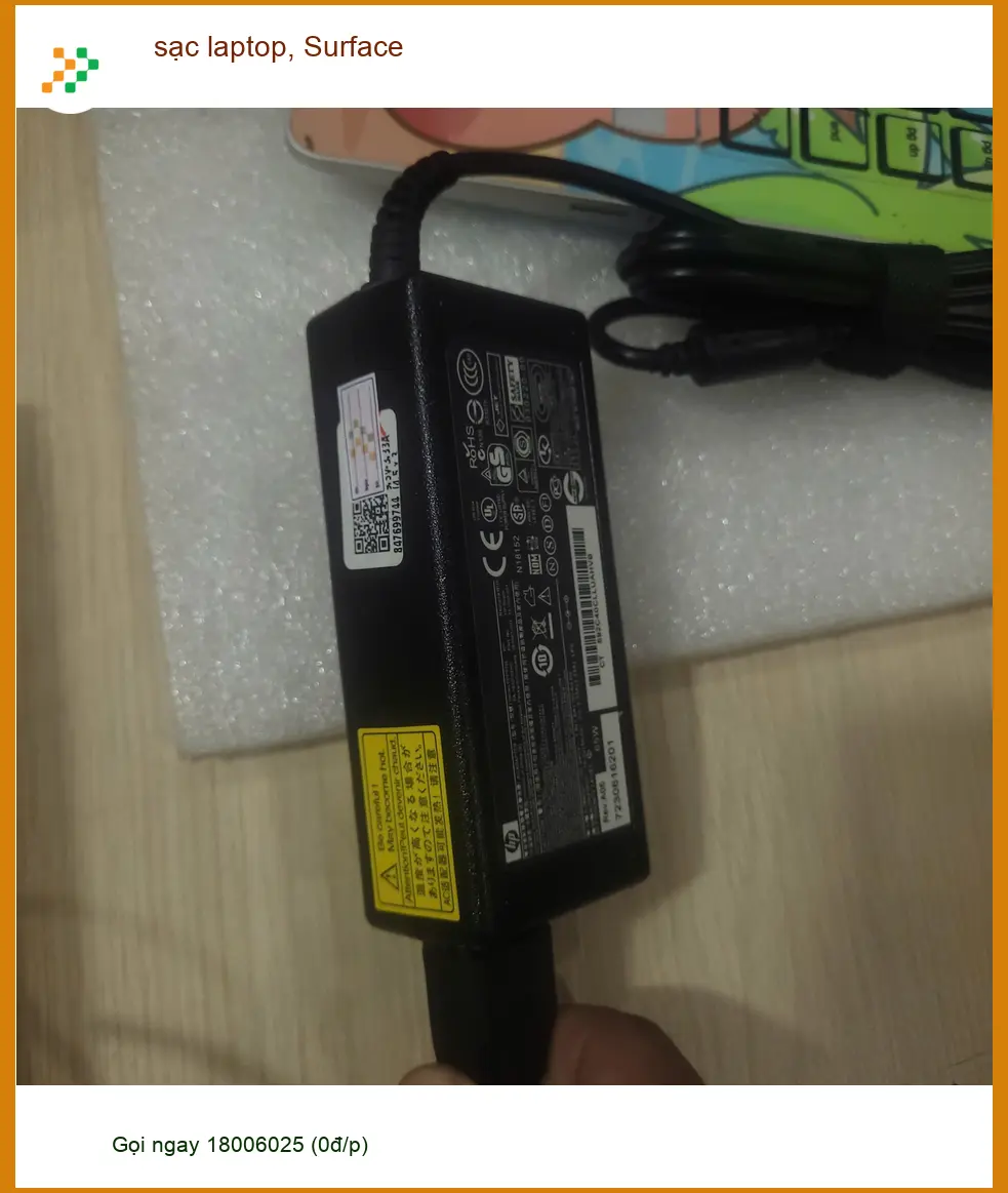 Anh Khoa kĩ sư tìm chỗ mua sạc laptop Surface Quận Bình Thạnh uy tín