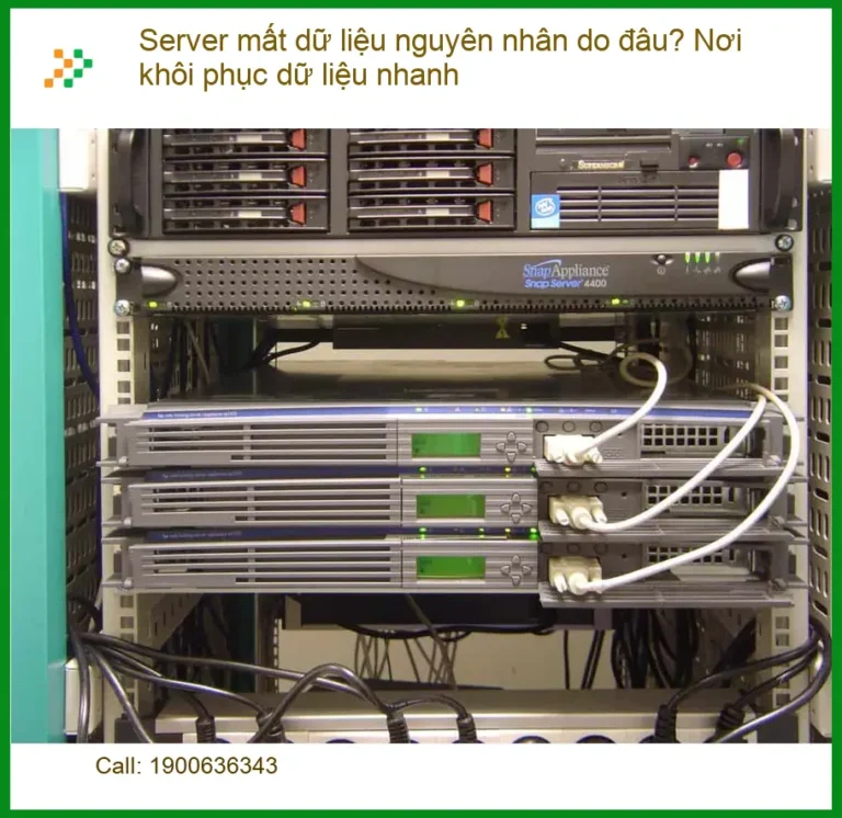 Khôi Phục Dữ Liệu Server mất dữ liệu - Dịch vụ cứu nhanh TPHCM