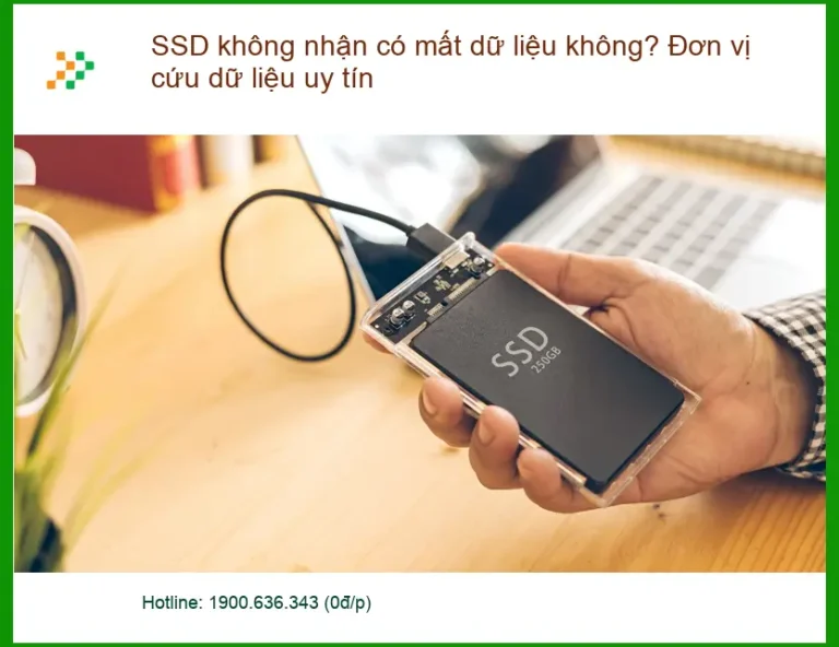 Khôi Phục Dữ Liệu SSD không nhận có mất dữ liệu không? - Gọi thợ cứu uy tín TPHCM