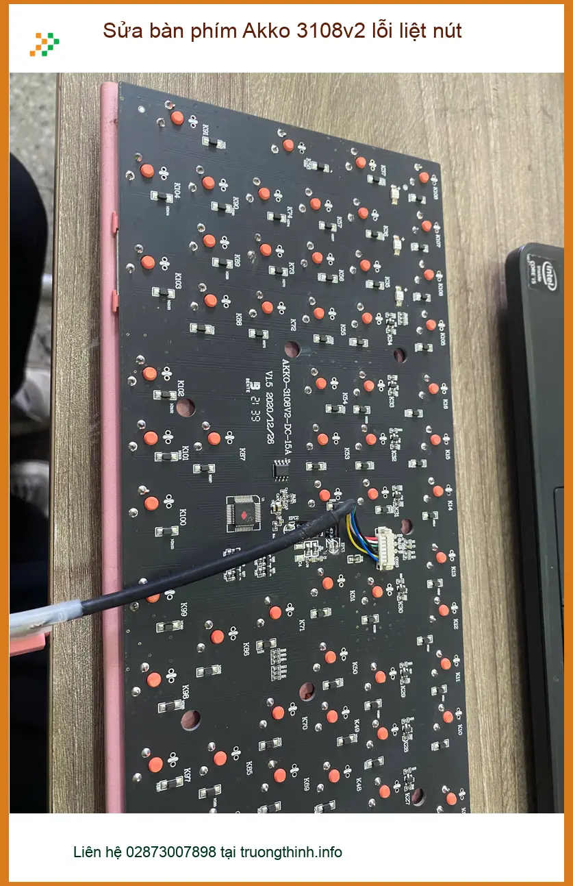 Anh Vinh streamer review địa điểm sửa bàn phím Akko 3108v2 lỗi liệt nút Quận 7 ảnh thực tế 1