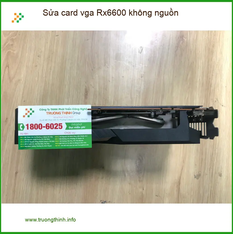 Dịch vụ anh Khoa sửa card vga Rx6600 không nguồn tại quận Bình Tân ảnh thực tế 2