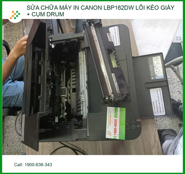 Chỗ sửa máy in Canon LBP162DW lỗi kéo giấy + drum Quận 7 - Anh Trường.