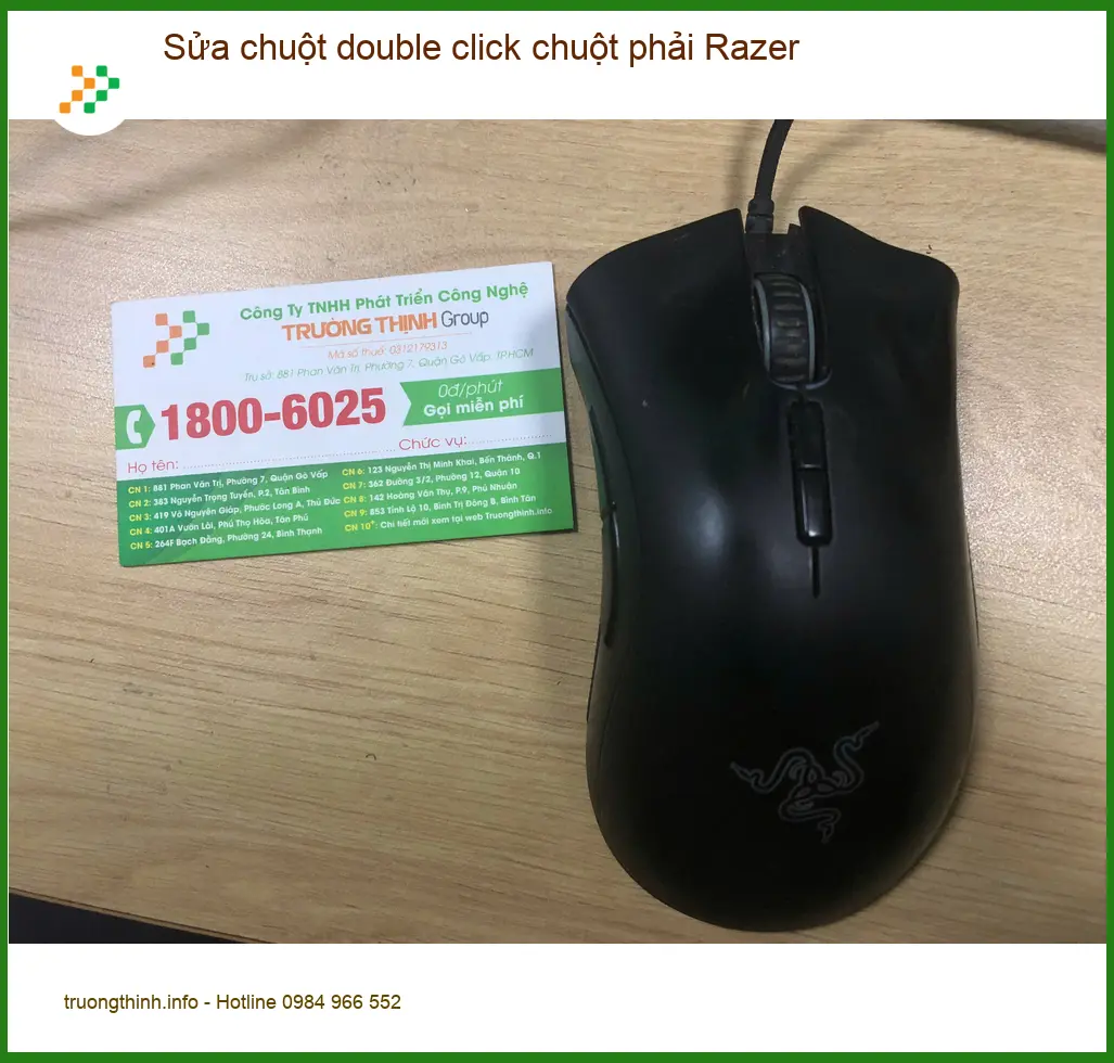 Tiệm sửa chuột double click chuột phải Razer Quận Bình Tân uy tín - Chú Long ảnh thực tế 1