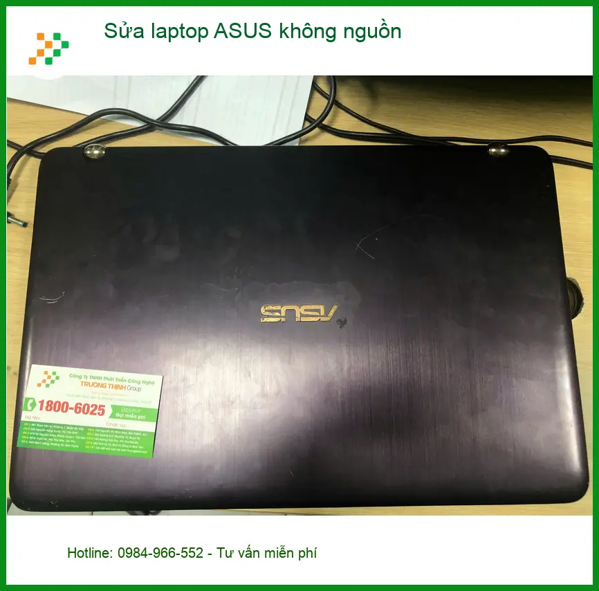 Cô Thảo giáo viên mầm non - Sửa laptop ASUS không nguồn Quận Bình Tân ảnh thực tế 1