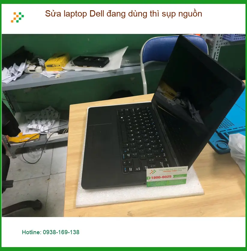 Anh Quân nhân viên IT loay hoay sửa laptop Dell sụp nguồn ở Quận Bình Tân