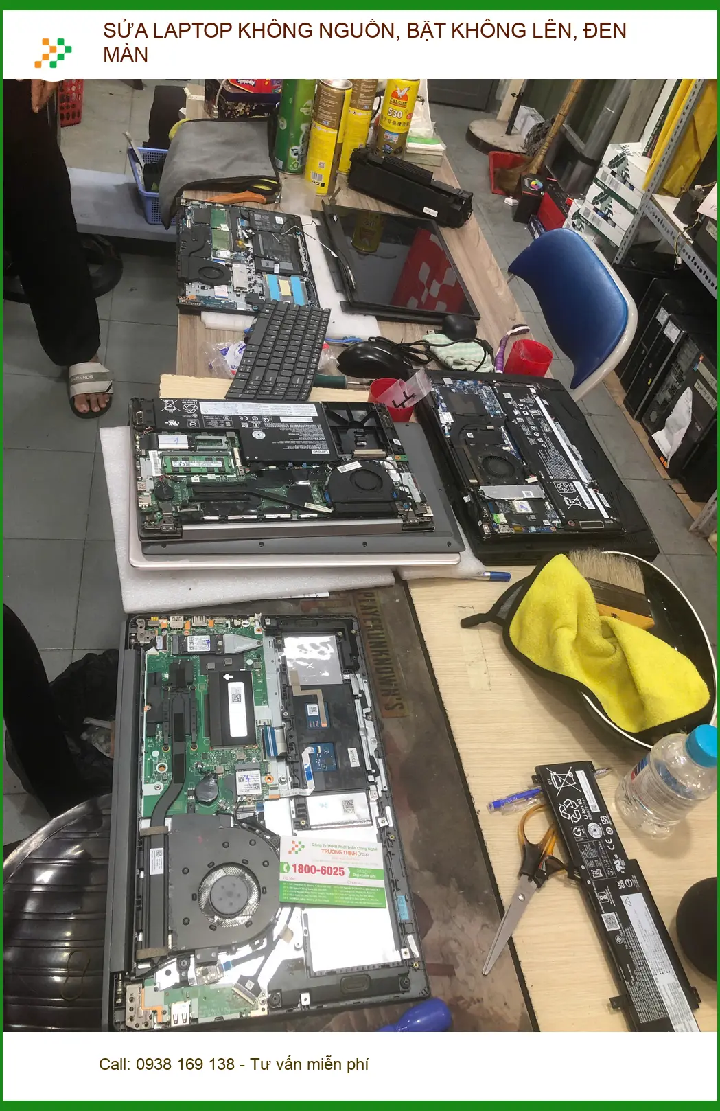 Anh Đạt kiến trúc sư kể chuyện cứu laptop đen màn, bật không lên ở Quận Bình Thạnh ảnh thực tế 2