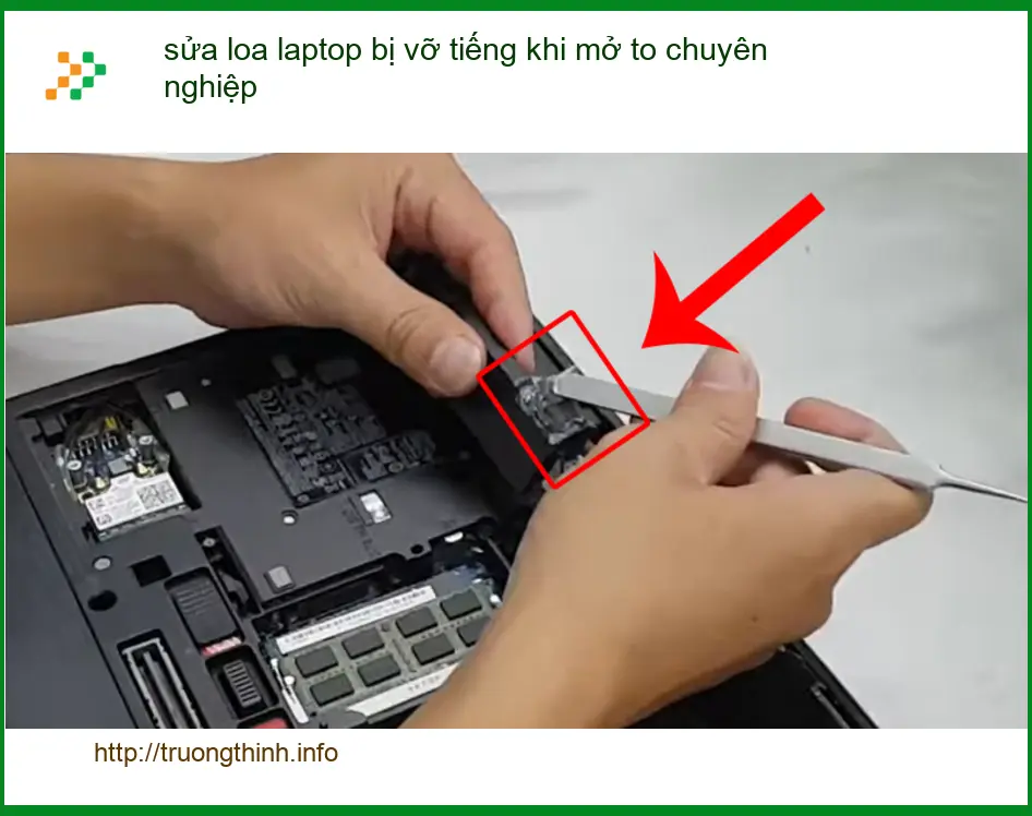 Sửa Laptop sửa loa laptop bị vỡ tiếng khi mở to - Trung tâm uy tín TPHCM