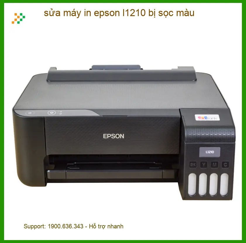 Sửa Chữa máy in Epson L1210 bị sọc màu - Dịch vụ tận nơi TPHCM