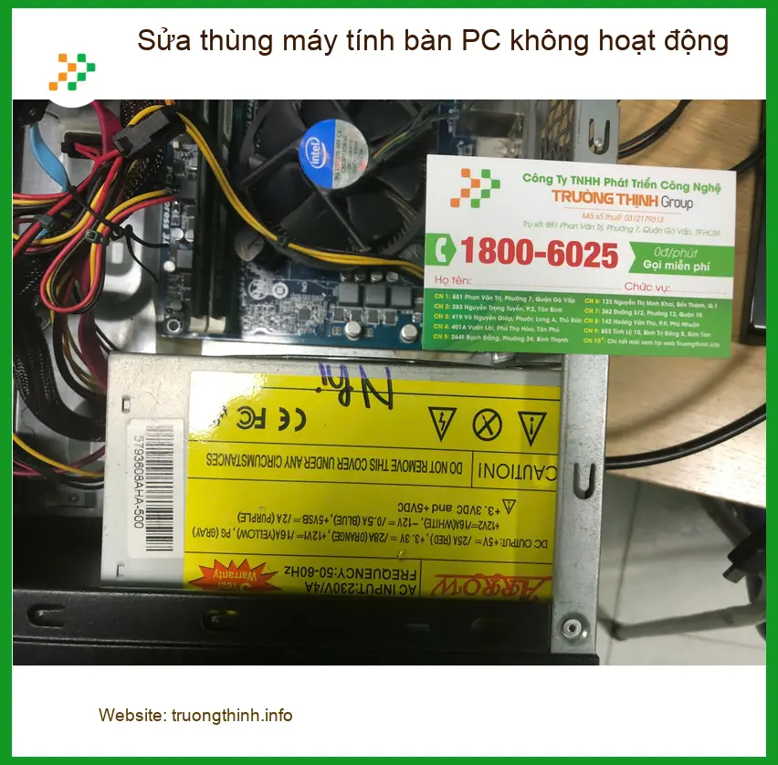 Anh Kiệt review sửa thùng máy tính bàn PC không hoạt động Quận Bình Tân
