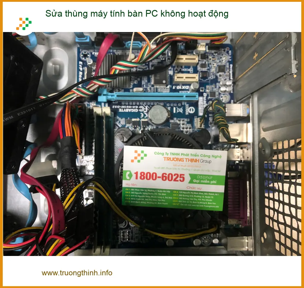Anh Kiệt review sửa thùng máy tính bàn PC không hoạt động Quận Bình Tân ảnh thực tế 1