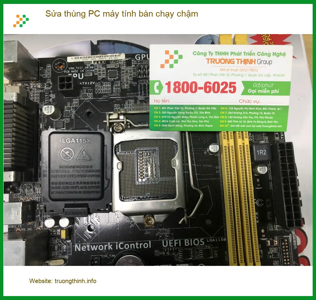 Anh Khoa họa sĩ Quận Bình Tân lo lắng máy chậm: Tìm dịch vụ sửa thùng PC máy tính bàn