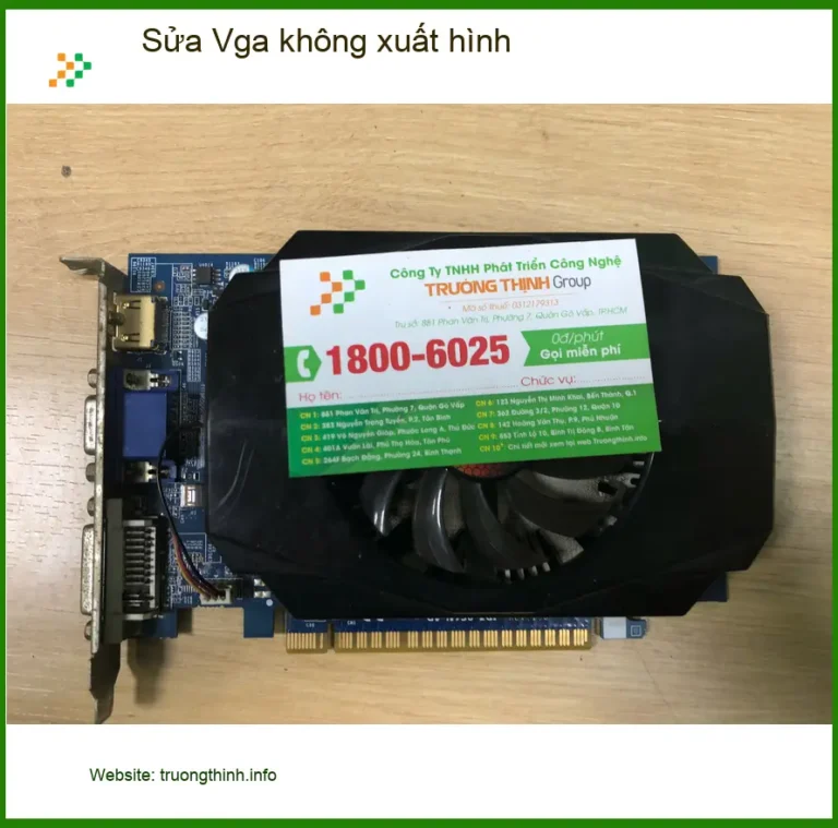 Chú Tân giám đốc công ty Quận Bình Tân sửa VGA không xuất hình lấy liền