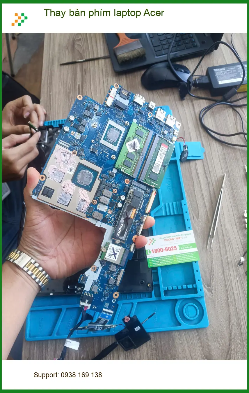 Chị Thanh review trung tâm thay bàn phím laptop Acer Quận Tân Phú uy tín ảnh thực tế 1