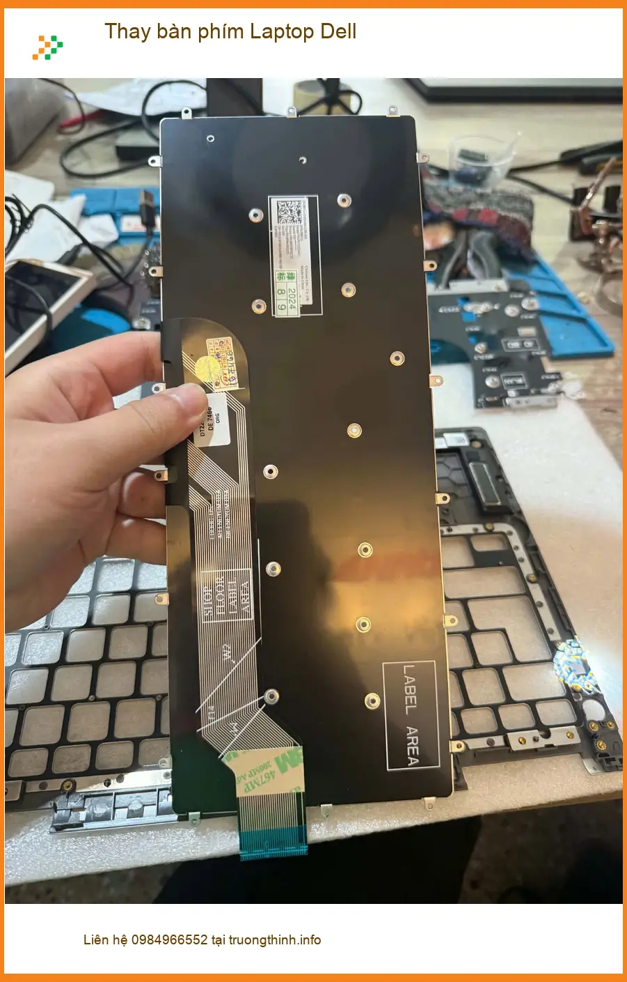 Anh Phúc Lâm quản lý dự án - Thay bàn phím Laptop Dell Quận 7 nhanh chóng