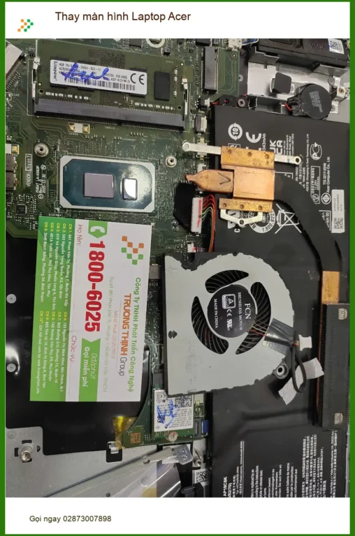 Anh Kiệt kiến trúc sư ở Quận 7 cần thay màn hình Laptop Acer - Dịch vụ uy tín
