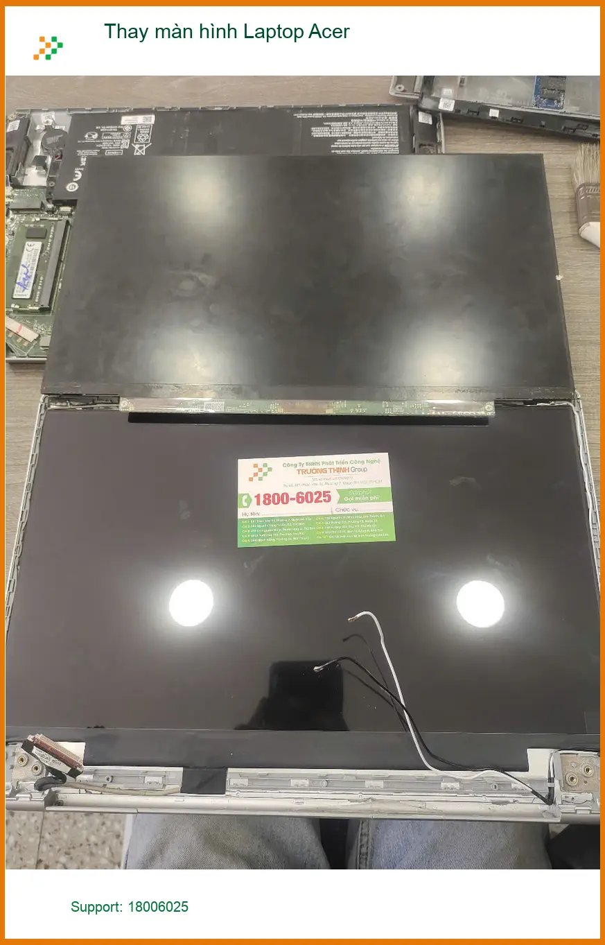 Anh Kiệt kiến trúc sư ở Quận 7 cần thay màn hình Laptop Acer - Dịch vụ uy tín ảnh thực tế 1