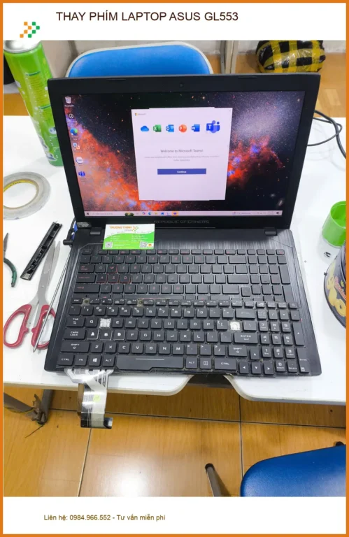 Cô Thu Nguyệt - Chỗ thay phím laptop ASUS GL553 Quận Gò Vấp uy tín
