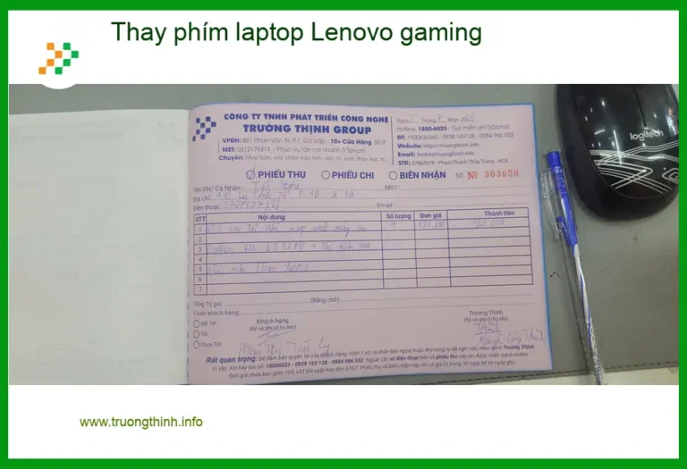 Anh Minh quản lý quán net review: Thay phím laptop Lenovo gaming Quận Bình Tân