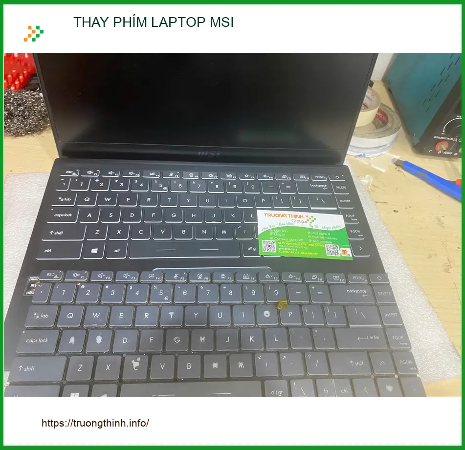 Anh Hùng shipper tìm chỗ thay phím Laptop MSI Quận Gò Vấp lấy ngay