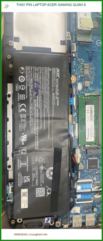 Anh Khánh lo lắng pin chai tìm chỗ thay pin laptop Acer Gaming Quận 9 uy tín