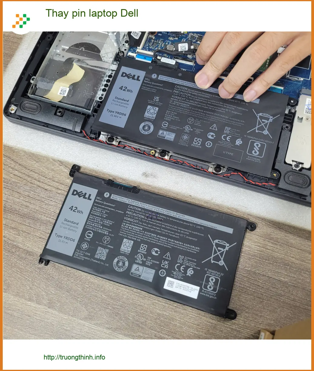 Cô Diệu tìm chỗ thay pin Dell nhanh chóng - Trung tâm Thay pin laptop Dell Quận Tân Bình ảnh thực tế 1