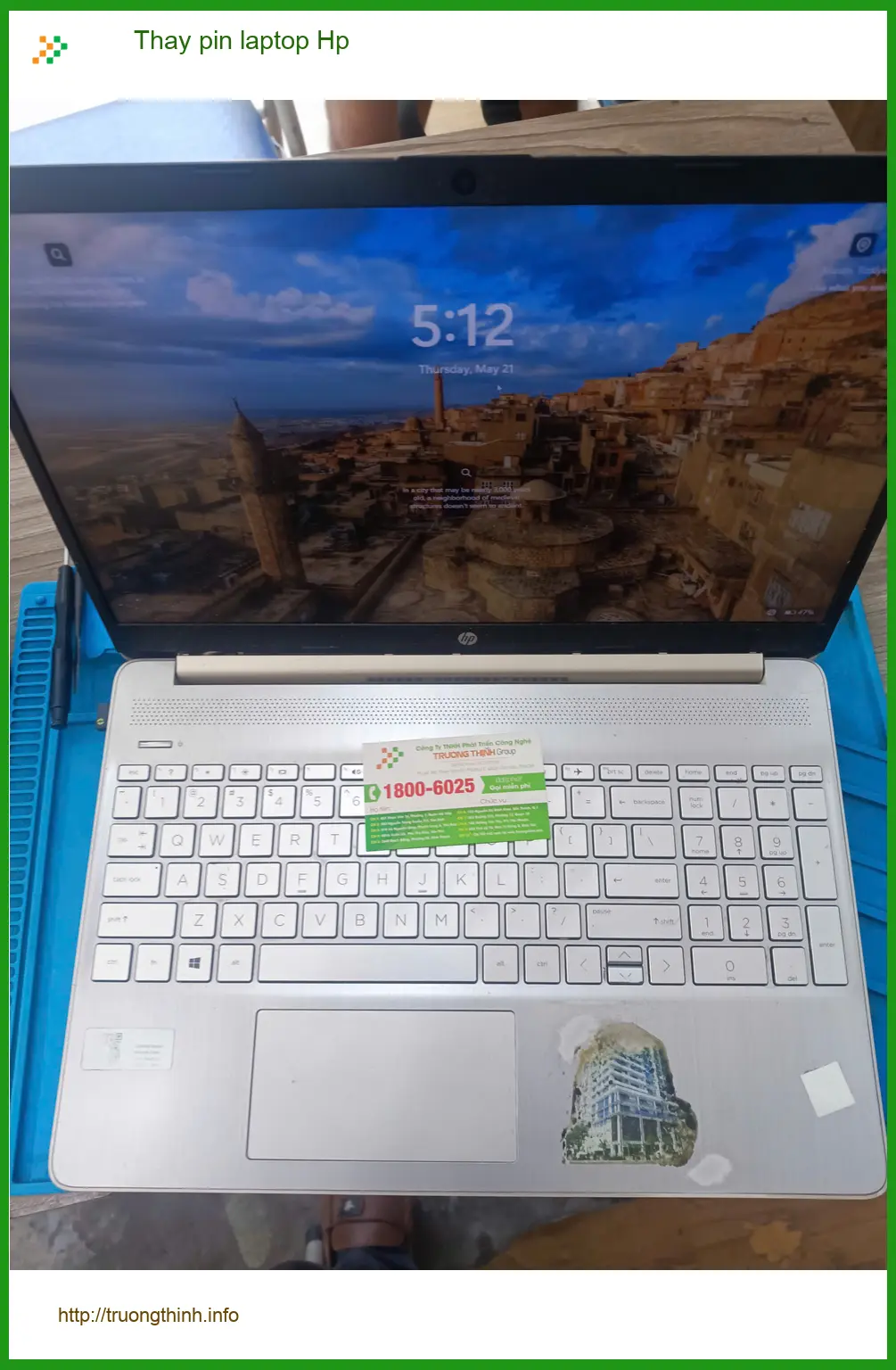 Cô Mai kinh doanh online ở Tân Phú - Review tiệm Thay pin laptop Hp lấy liền ảnh thực tế 1