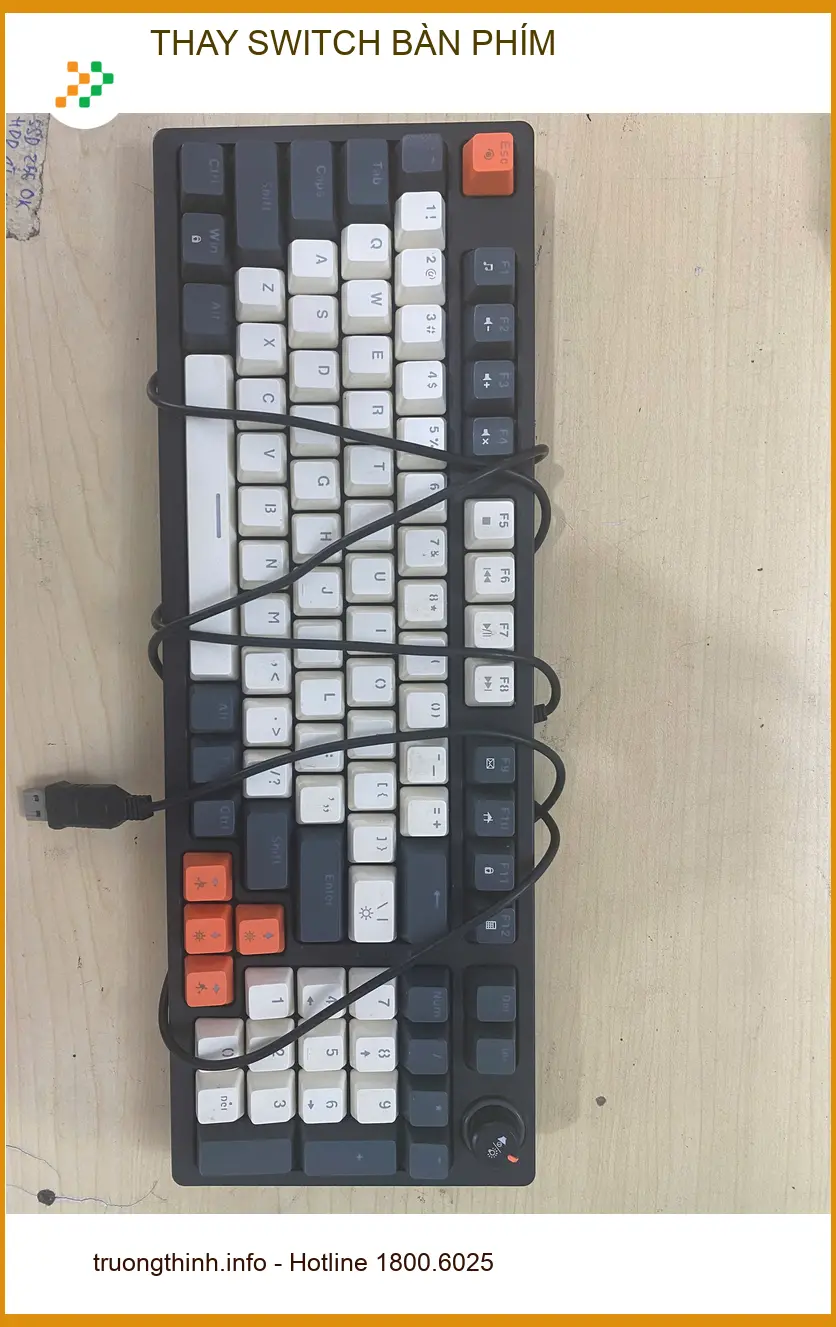 Chị Thảo văn phòng review địa điểm thay switch bàn phím Quận Gò Vấp siêu tốc
