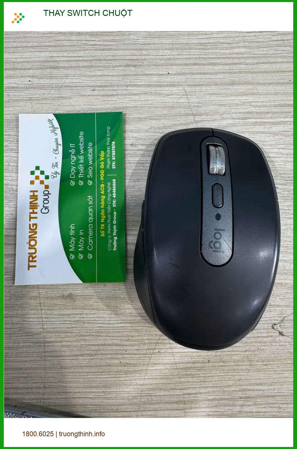 Tiệm Thay Switch Chuột Quận 10 Uy tín - Anh Phúc kiến trúc sư review ca hồi sinh