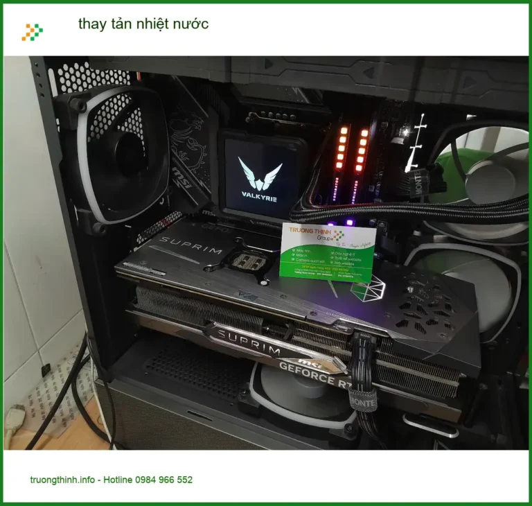 Anh Phúc streamer tìm dịch vụ thay tản nhiệt nước Quận Thủ Đức uy tín