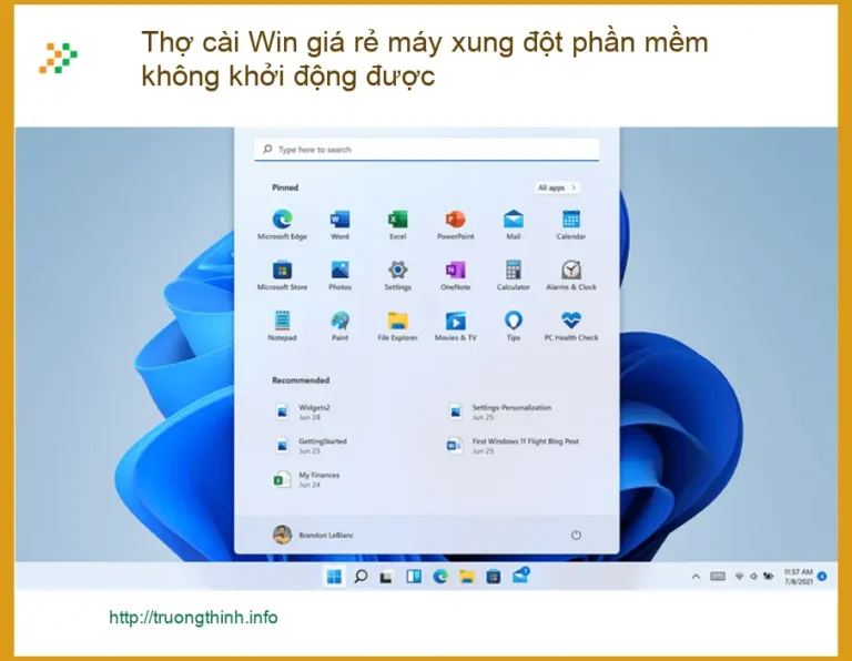 Thợ cài Win giá rẻ máy xung đột, không khởi động được - Dịch vụ tận nơi Tphcm