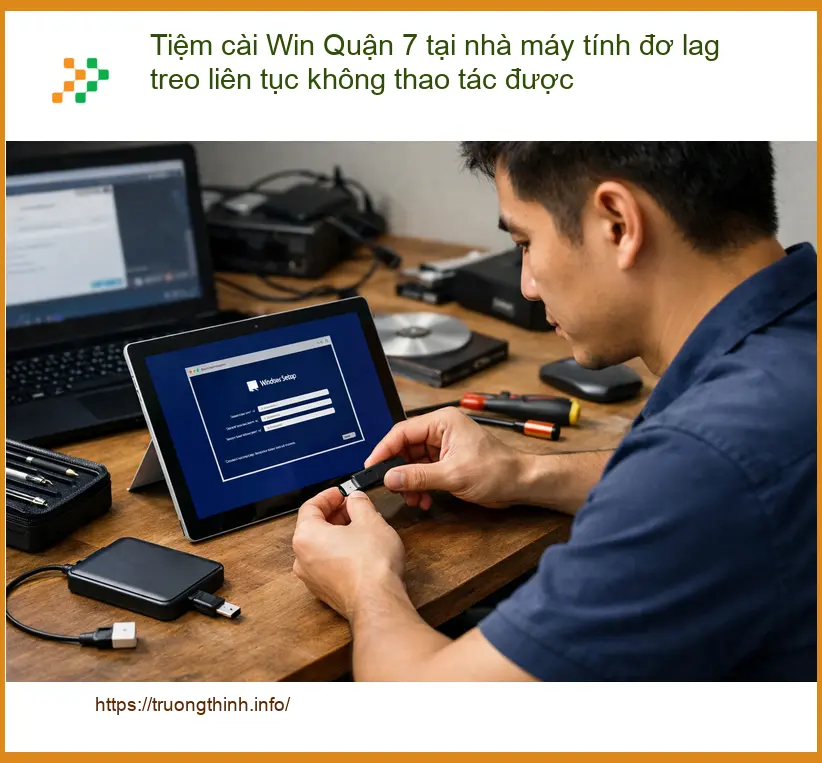 Windows Tiệm cài Win Quận 7 máy tính đơ lag treo - Thợ sửa nhanh tận nơi