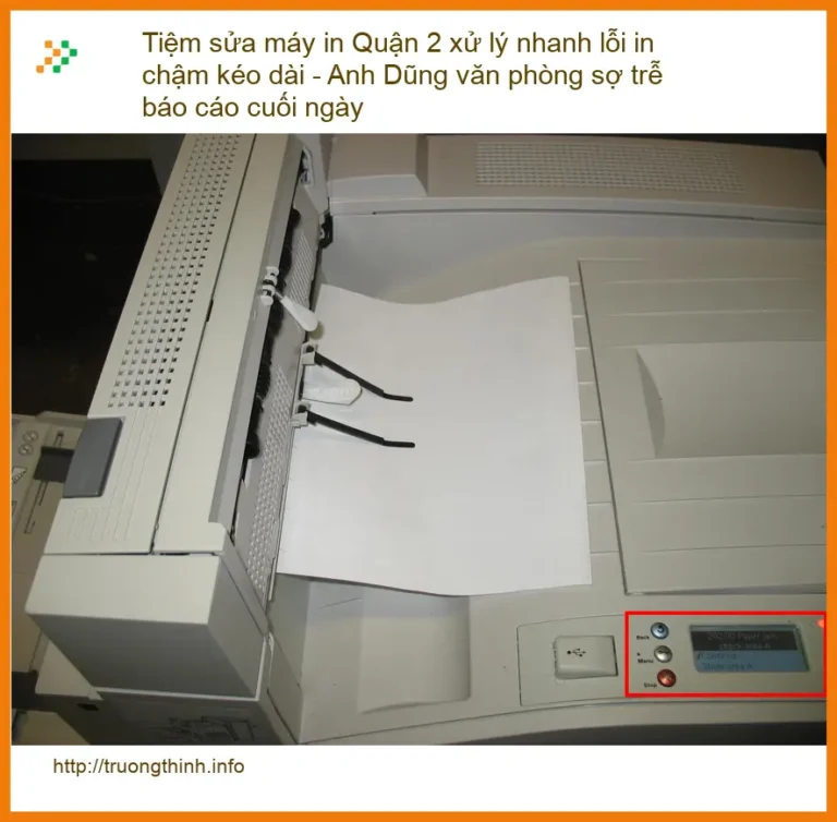 Sửa Máy In Quận 2 Nhanh, Nạp Mực Tận Nơi - Gọi thợ xử lý gấp