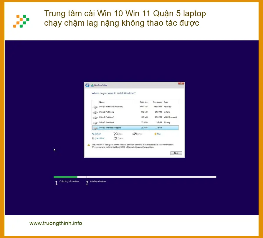 Cài Win 10 11 Quận 5 laptop chậm lag - Dịch vụ tận nơi lấy liền