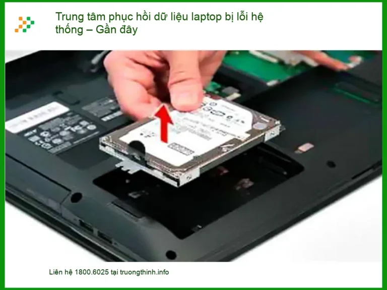 Khôi Phục Dữ Liệu Laptop Lỗi Hệ Thống Gần Đây - Trung Tâm Hỗ Trợ Uy Tín