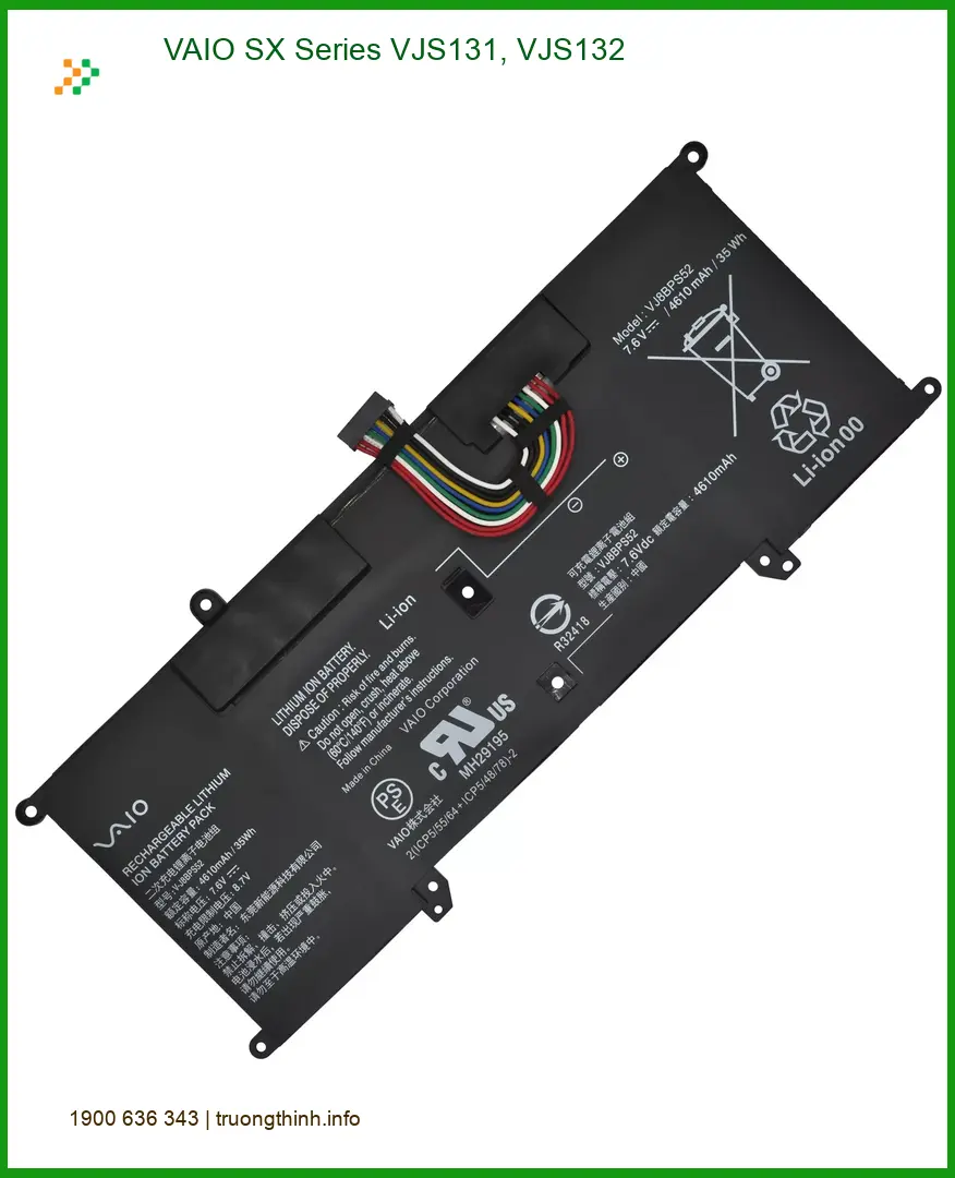 Pin Laptop VAIO SX Series VJS131, VJS132 - Thay Lấy Liền TPHCM | Giá Rẻ Tại Cửa Hàng
